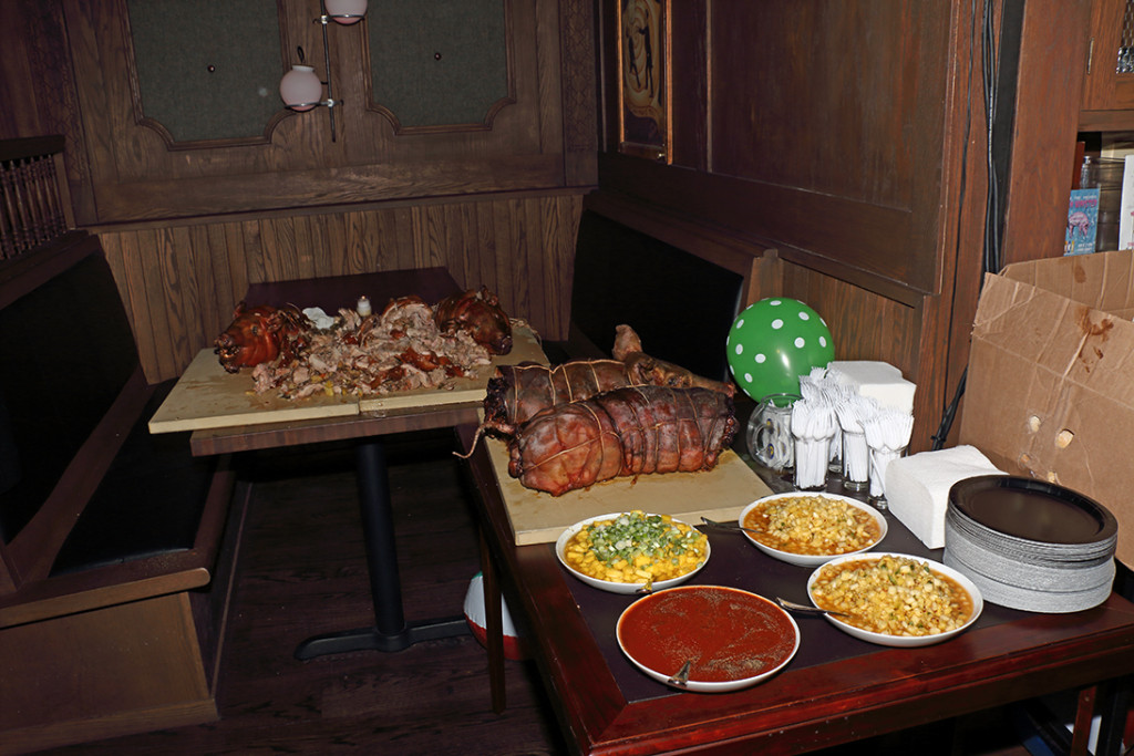 Pig with all the fixins'