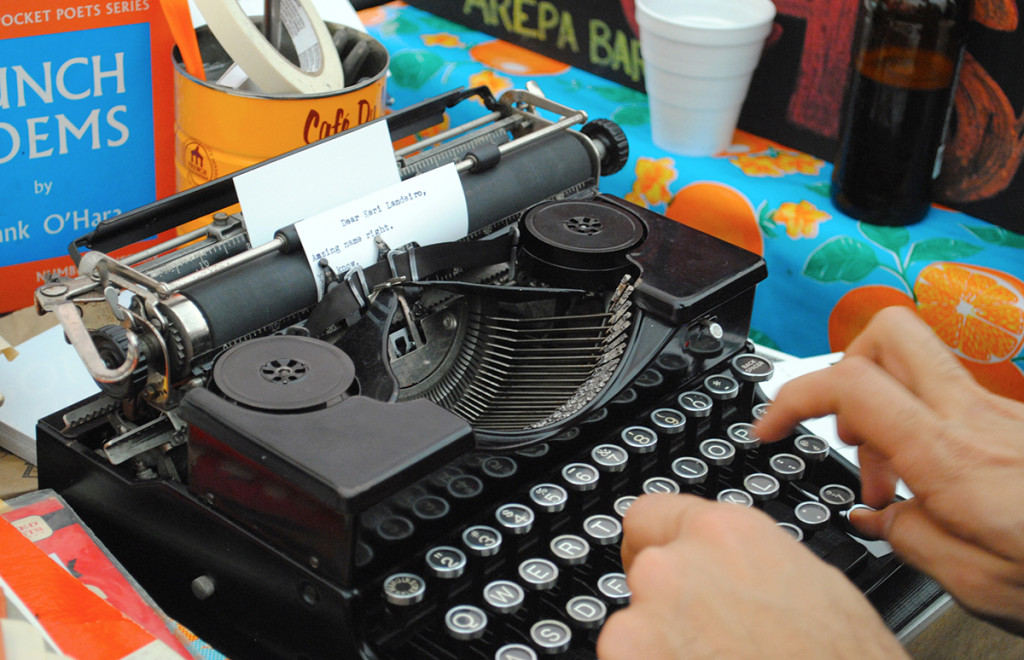 Typing Quotes on Index Cards
