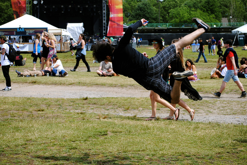 Dude doing a flip