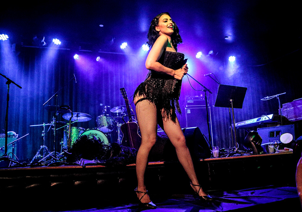 The Hall At MP Burlesque performers