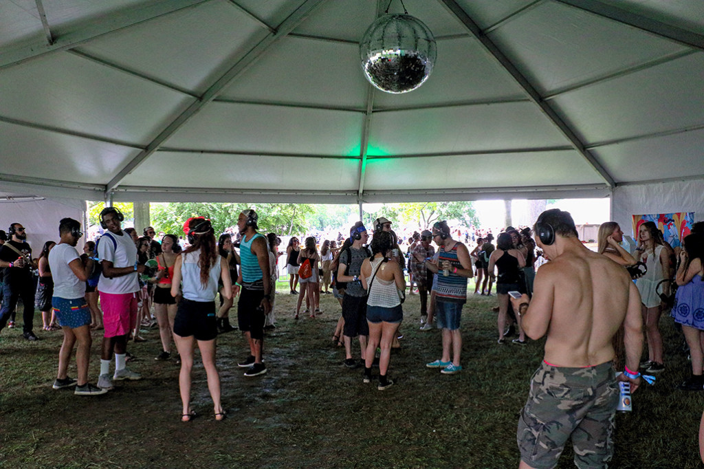 Silent Disco tent