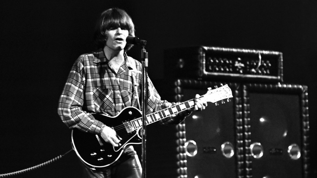 Creedence Clearwater Revival CCR 1970 John Fogerty at  Albert Hall (Photo by Chris Walter/WireImage)