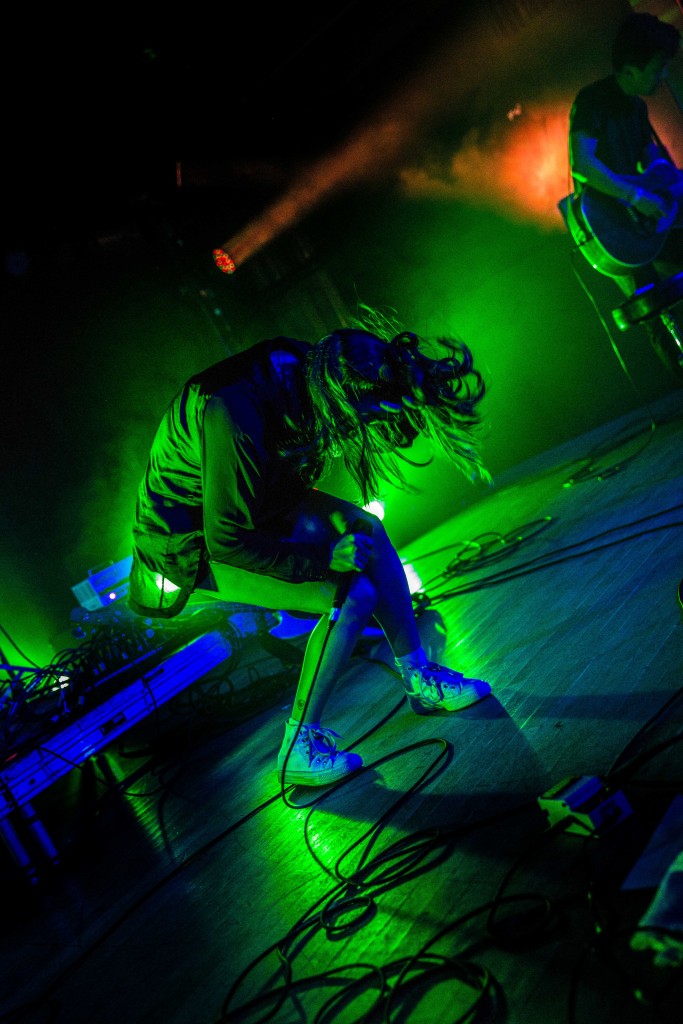 Meg Myers performing at the Marlin Room in Webster Hall