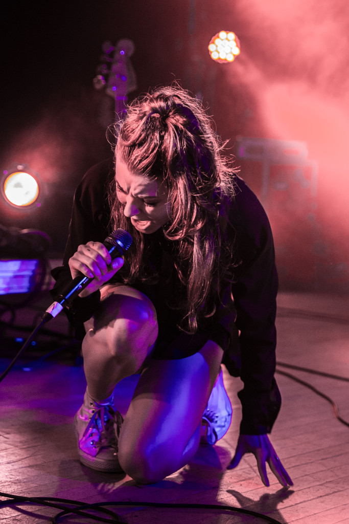 Meg Myers performing at the Marlin Room in Webster Hall